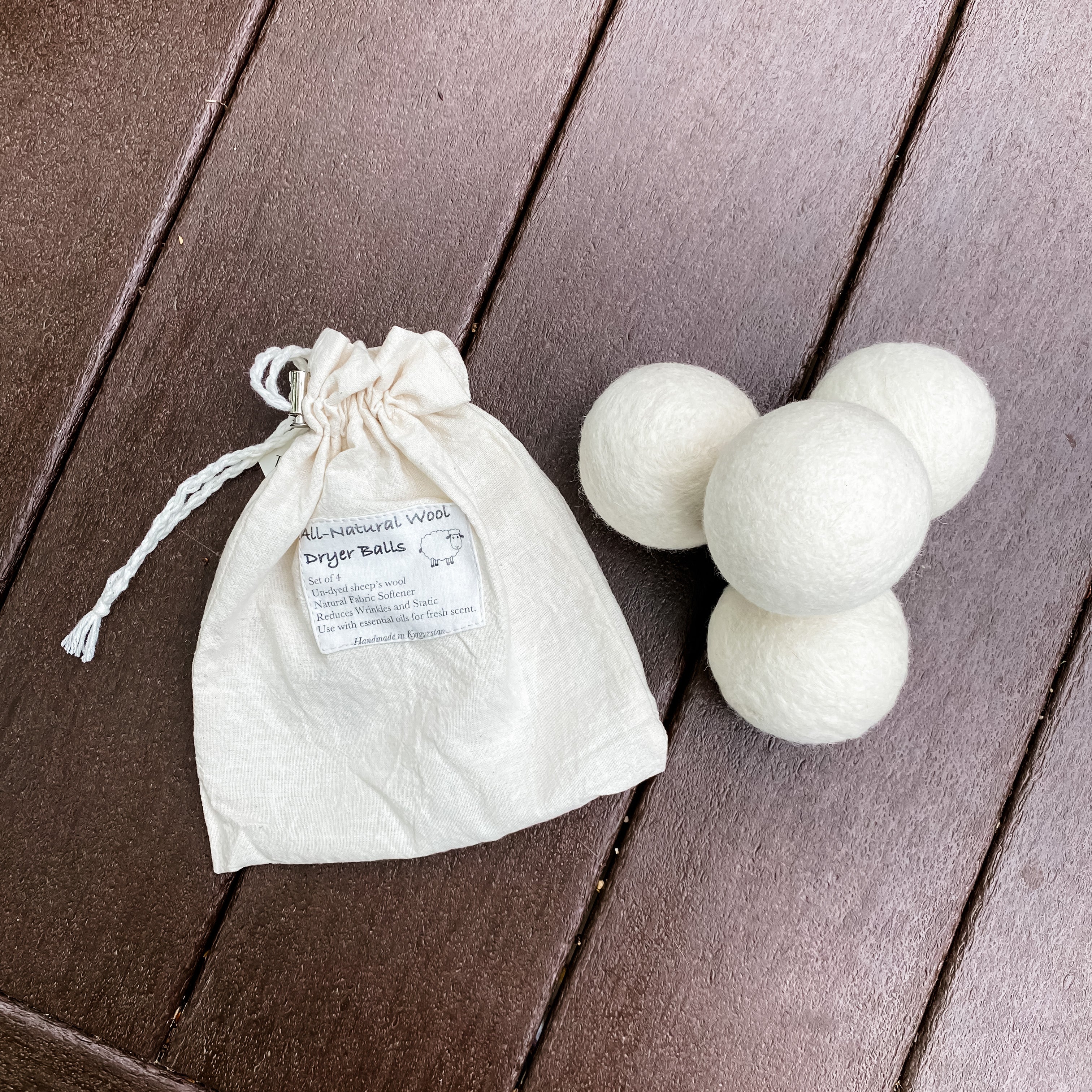 Set of Wool Dryer Balls